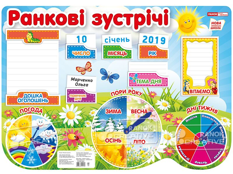 Плакат.Ранкове коло Плакат.Ранкове коло - Оформлення предметних кабінетів