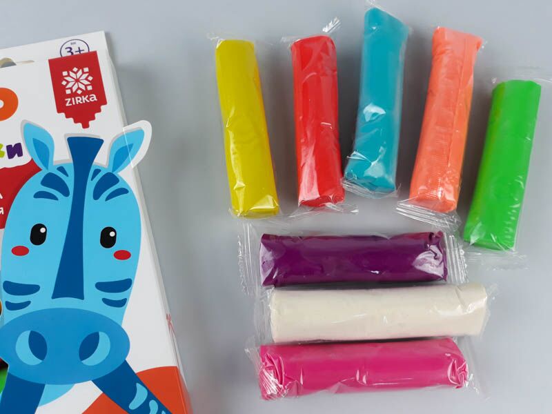 Тісто для ліплення ZOOліпашки Зебра 35г/8кол/8ст - фото 2