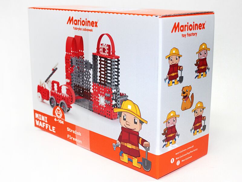 Конструктор MINI WAFFLE FIREMAN (163 деталі) Ранок - фото 2