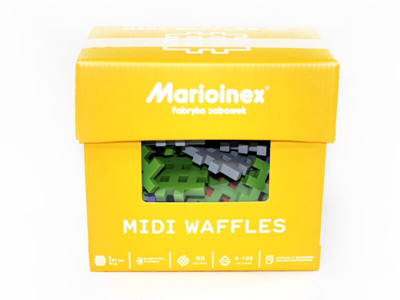 Конструктор MIDI WAFFLE (90 деталей) Конструктор MIDI WAFFLE (90 деталей) - Конструктори