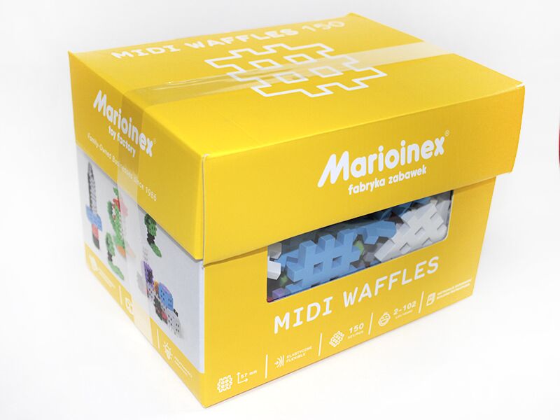 Конструктор MIDI WAFFLE (150 деталей) Конструктор MIDI WAFFLE (150 деталей) - Конструктори