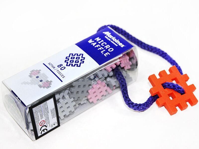 Конструктор MICRO WAFFLE "ELEPHANT" (80 деталей) Конструктор MICRO WAFFLE "ELEPHANT" (80 деталей) - Конструктори