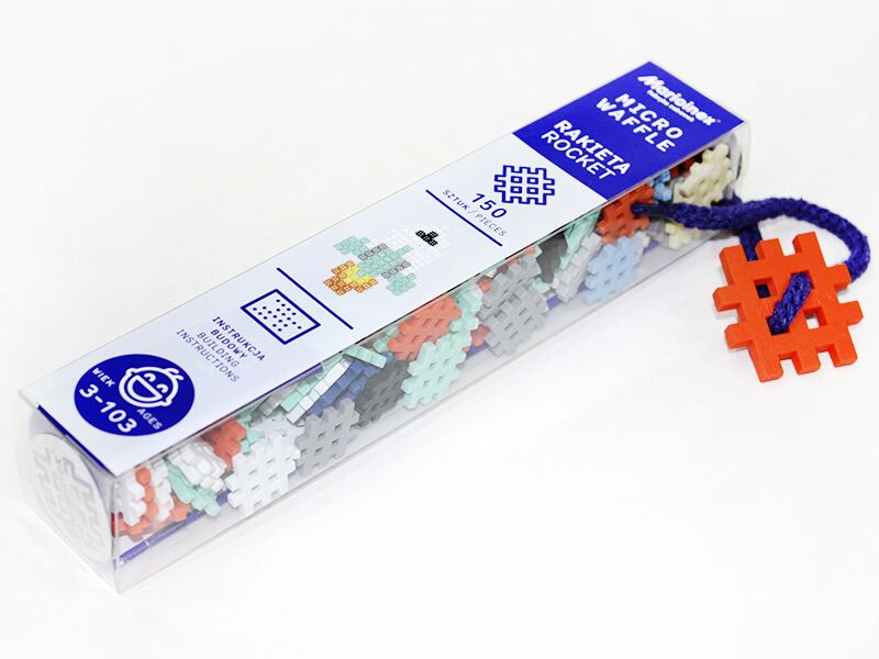 Конструктор MICRO WAFFLE "ROCKET" (150 деталей) Конструктор MICRO WAFFLE "ROCKET" (150 деталей) - Конструктори
