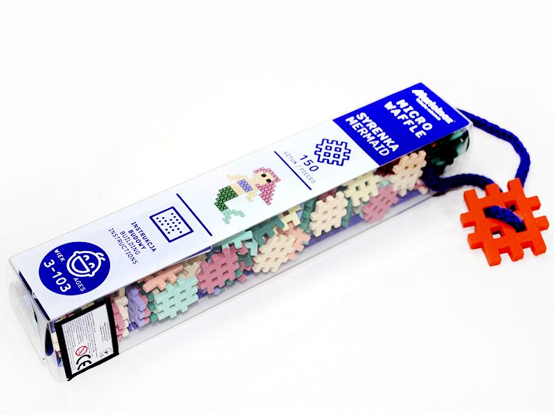 Конструктор MICRO WAFFLE "MERMAID" (150 деталей) Конструктор MICRO WAFFLE "MERMAID" (150 деталей) - Конструктори