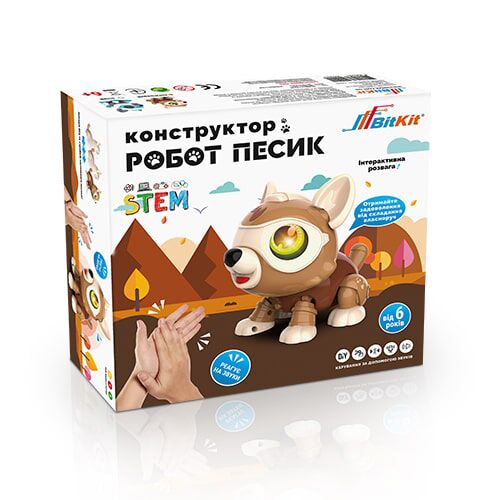 "Песик" розумний робот конструктор (4820207390201) - Конструктори