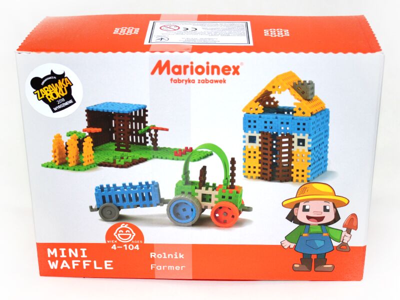 Конструктор MINI WAFFLE "FARMER" (184 деталі) Конструктор MINI WAFFLE "FARMER" (184 деталі) - Конструктори