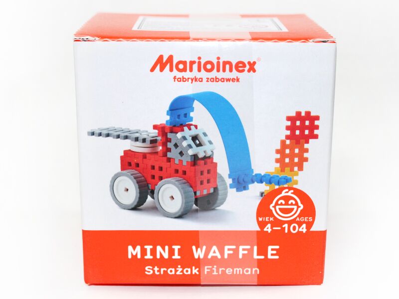 Конструктор MINI WAFFLE "FIREMAN" (38 деталей) Конструктор MINI WAFFLE "FIREMAN" (38 деталей) - Конструктори