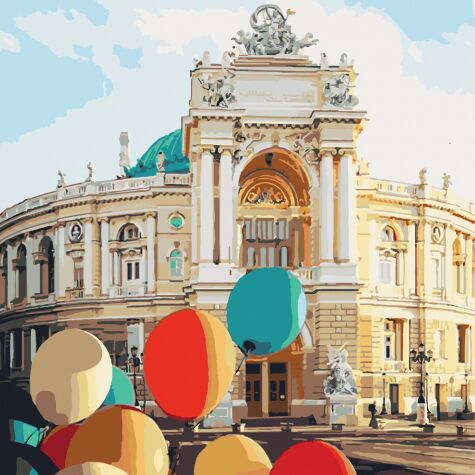 Картина по номерам Перлина біля моря 40*40 см Картина по номерам Перлина біля моря 40*40 см - Набори для розмальовування