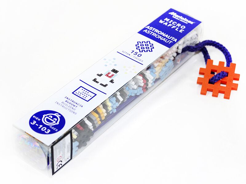 Конструктор MICRO WAFFLE "ASTRONAUT" (150 деталей) Конструктор MICRO WAFFLE "ASTRONAUT" (150 деталей) - Конструктори