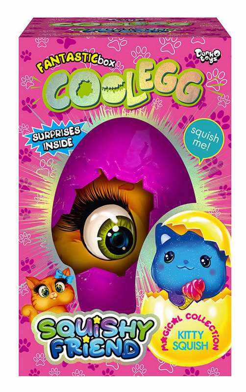 Креативна творчість Cool Egg яйце мале Кітті Danko Toys Креативна творчість Cool Egg яйце мале Кітті Danko Toys - Новорічна Україна