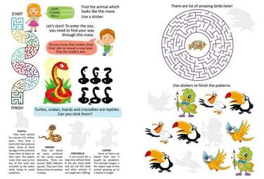 At the Zoo Sticker Book - фото 3