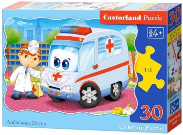 Castorland Puzzle 30. Ambulance Doctor / Швидка допомога - Пазли