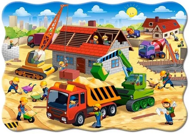 Castorland Puzzle 30. House in construction / Будівництво - фото 2