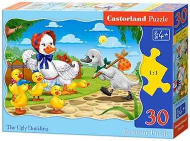 Castorland Puzzle 30. The Ugly Duckling / Гидке каченя - Пазли