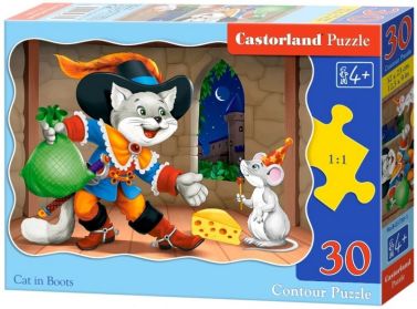 Castorland Puzzle 30. Cat in Boots / Кіт у чоботях - Пазли