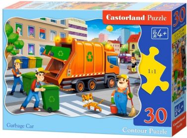 Castorland Puzzle 30. Garbage Car / Сміттєвоз - Пазли