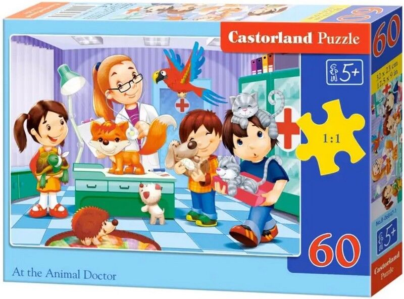Castorland Puzzle 60 midi. Ветеринар - фото 1