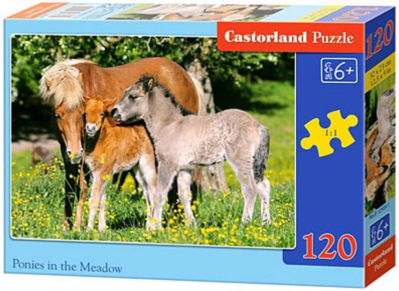Castorland Puzzle 120 midi. Коні - фото 1