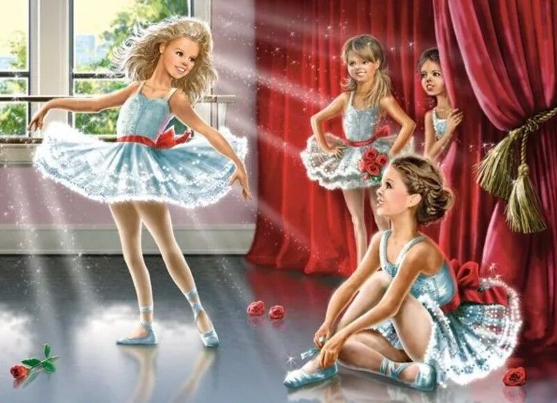 Castorland Puzzle 120 midi. Ballet Class / Балетний клас - фото 2