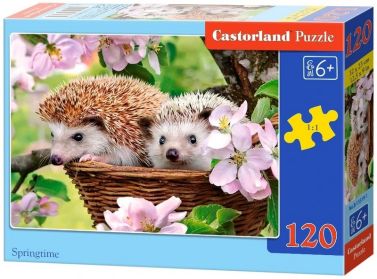 Castorland Puzzle 120 midi. Springtime / Весна (Їжаки) Castorland Puzzle 120 midi. Springtime / Весна (Їжаки) - Пазли