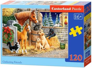 Castorland Puzzle 120 midi. Gathering Friends / Друзі Castorland Puzzle 120 midi. Gathering Friends / Друзі - Пазли