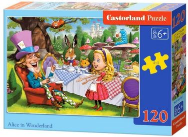 Castorland Puzzle 120 midi. Alice in Wonderland / Аліса в Країні Чудес Castorland Puzzle 120 midi. Alice in Wonderland / Аліса в Країні Чудес - Пазли