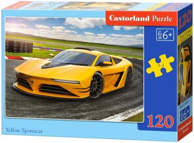 Castorland Puzzle 120 midi. Yellow Sportscar / Жовтий спорткар Castorland Puzzle 120 midi. Yellow Sportscar / Жовтий спорткар - Пазли