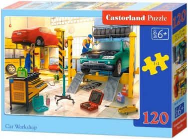 Castorland Puzzle 120 midi. Car Workshop / Автомайстерня Castorland Puzzle 120 midi. Car Workshop / Автомайстерня - Пазли