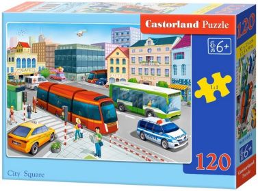 Castorland Puzzle 120 midi. City Square / Міська площа Castorland Puzzle 120 midi. City Square / Міська площа - Пазли