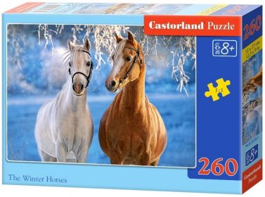 Castorland Puzzle 260. The Winter Horses / Коні взимку - Пазли
