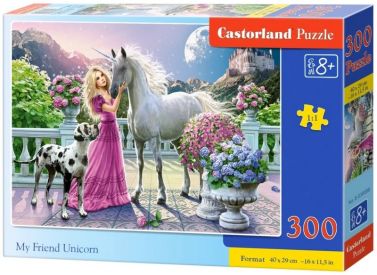 Castorland Puzzle 300. My Friend Unicorn / Мій друг єдиноріг - Пазли