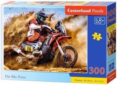 Castorland Puzzle 300. Dirt Bike Power / Міцний мотоцикл - Пазли