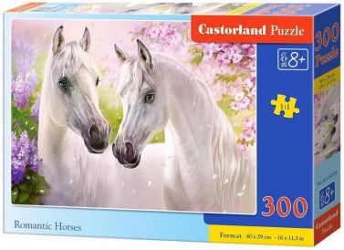 Castorland Puzzle 300. Romantic Horses / Романтичні коні Castorland Puzzle 300. Romantic Horses / Романтичні коні - Пазли