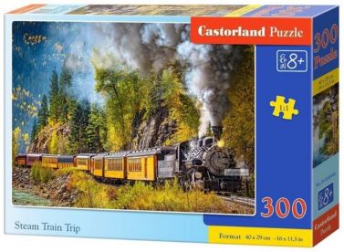 Castorland Puzzle 300. Steam Train Trip / Поїзд Castorland Puzzle 300. Steam Train Trip / Поїзд - Пазли