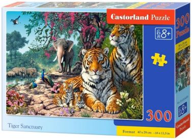 Castorland Puzzle 300. Tiger Sanctuary / Тигровий заповідник Castorland Puzzle 300. Tiger Sanctuary / Тигровий заповідник - Пазли