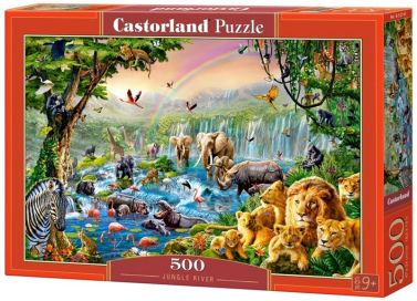 Castorland Puzzle 500. Jungle River / Ріка в джунглях Castorland Puzzle 500. Jungle River / Ріка в джунглях - Пазли