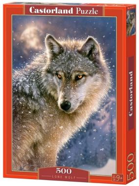 Castorland Puzzle 500. Lone Wolf / Одинокий вовк - Пазли