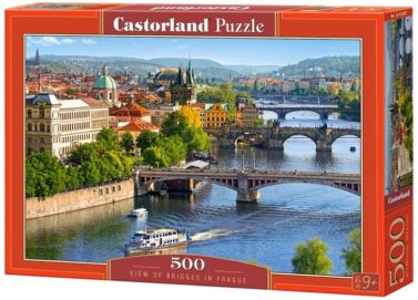 Castorland Puzzle 500. View of Bridges in Prague / Мости у Празі - Пазли