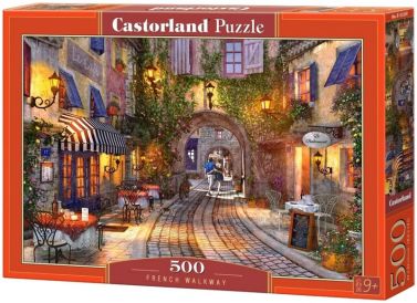 Castorland Puzzle 500. French Walkway / Французька вуличка - Пазли