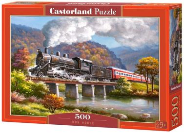 Castorland Puzzle 500. Iron Horse / Залізний кінь - Пазли