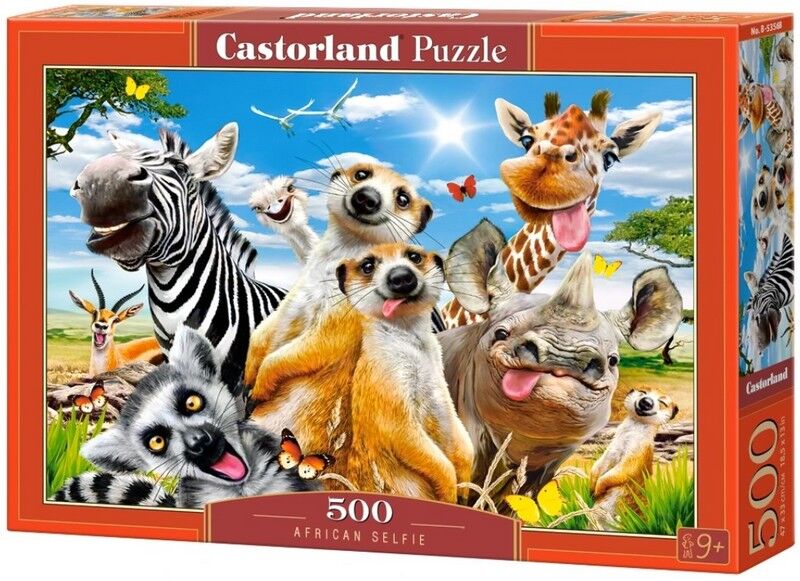 Castorland Puzzle 500. African Selfie / Африканське селфі - фото 1