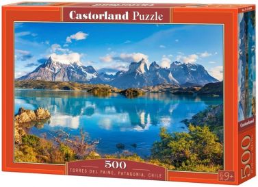 Castorland Puzzle 500. Torres Del Paine, Patagonia, Chile / Торрес-дель-Пайне, Патагонія, Чилі Castorland Puzzle 500. Torres Del Paine, Patagonia, Chile / Торрес-дель-Пайне, Патагонія, Чилі - Пазли
