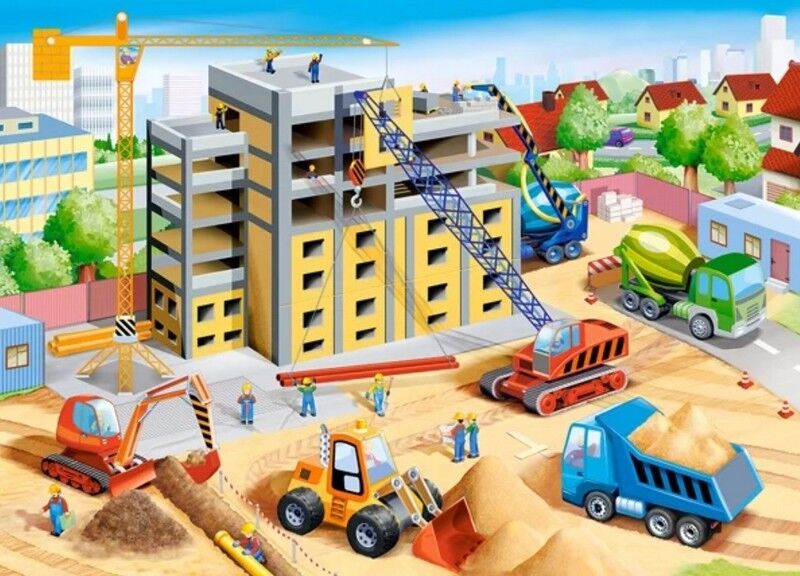 Castorland Puzzle 60. Big Construction Site / Велике будівництво - фото 2