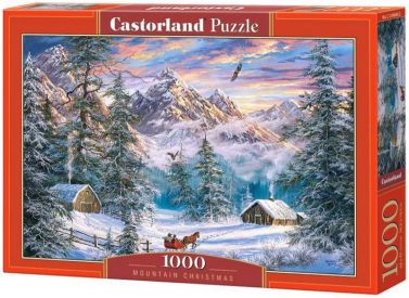 Castorland Puzzle 1000. Mountain Christmas / Різдво в горах - Творчі товари до Різдва