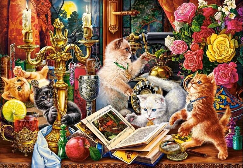 Castorland Puzzle 1000. Wizard Kittens / Кошенята-чарівники - фото 2