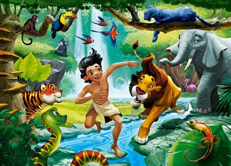 Castorland Puzzle 100. Jungle Book / Книга Джунглів - фото 2