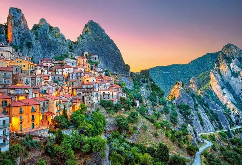 Castorland Puzzle 1500. Sunrise Over Castelmezzano / Світанок над Кастельмеццано - фото 2
