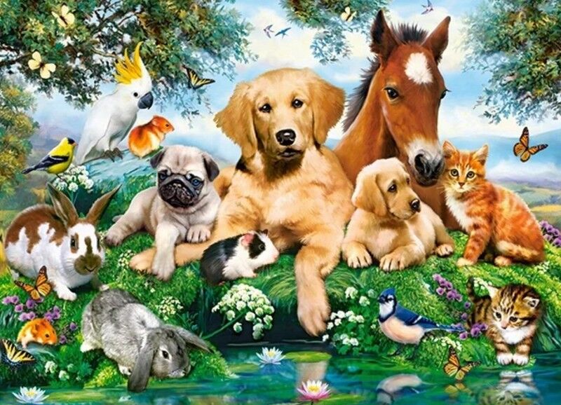 Castorland Puzzle 200. Summer Pals / Друзі - фото 2
