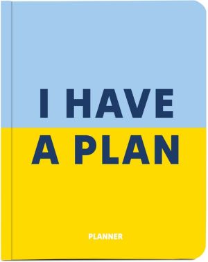 Блокнот для планування "I HAVE A PLAN" блакитно - жовтий Блокнот для планування "I HAVE A PLAN" блакитно - жовтий