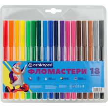 Фломастери Centropen 7790/18 набір 18 штук. - Фломастери та олівці